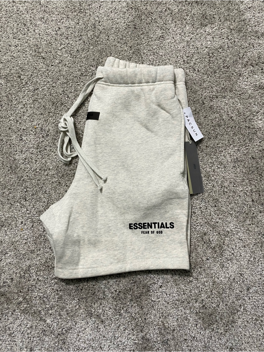 ESSENTIALS Heather Light Gray Men's Sweatshorts